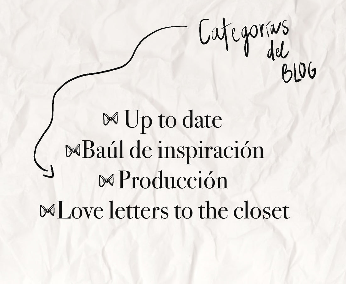 THROUGH THE BLOG: qué estructura tiene el blog y cómo puedes navegar en él