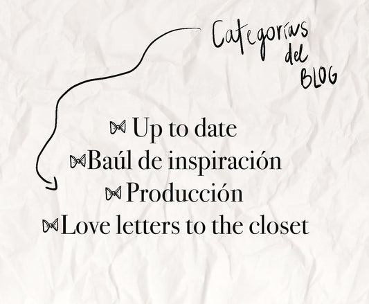 THROUGH THE BLOG: qué estructura tiene el blog y cómo puedes navegar en él