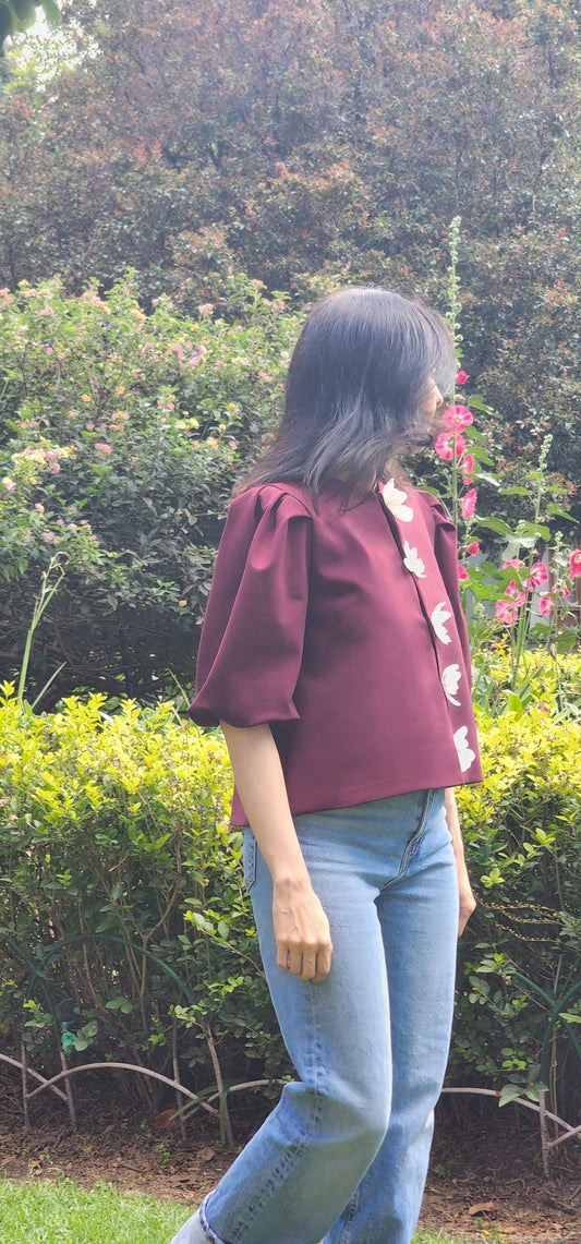 Chaqueta Margarita - Vino