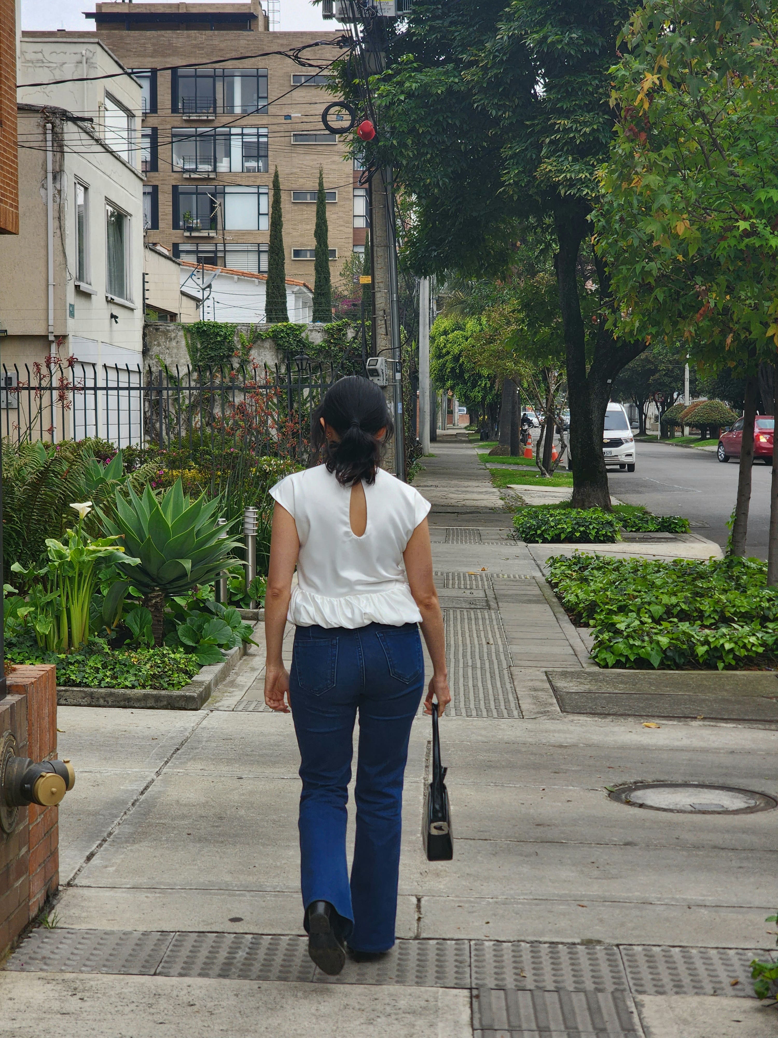 Blusa Rosa Blanca