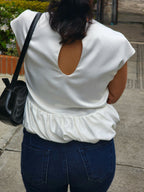 Blusa Rosa Blanca