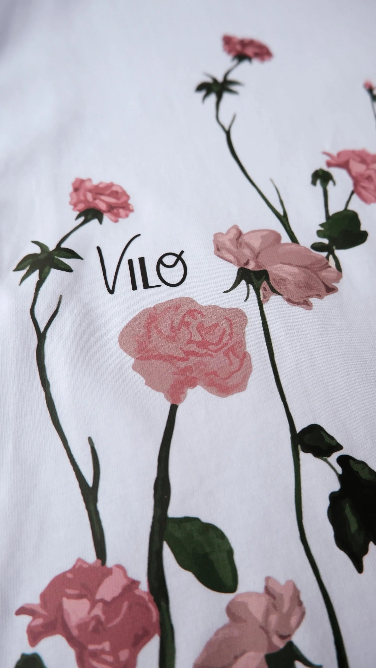 Camiseta jardín de rosas