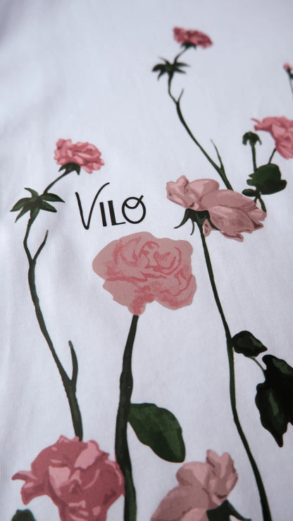 Camiseta jardín de rosas