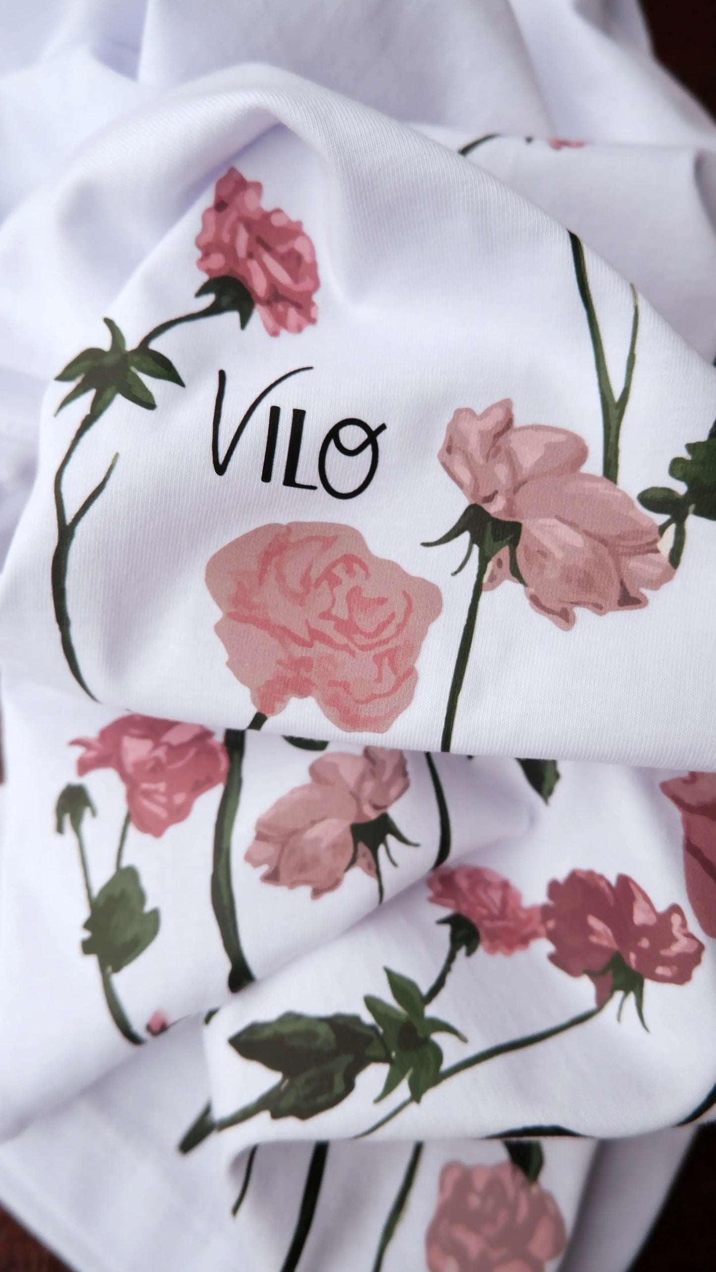 Camiseta jardín de rosas