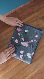 Camiseta jardín de rosas - Azul